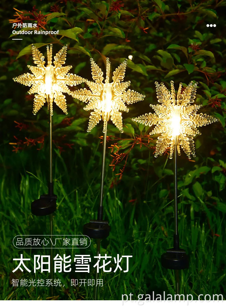 Luzes de festivais de LED montes de energia solar vibrantes para jardins ao ar livre